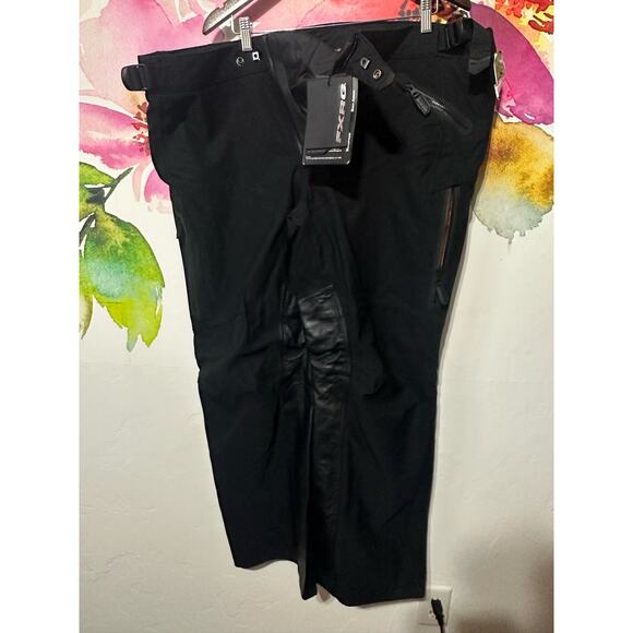 Harley DavidsonWomen's FXRG Waterproof Motorcycle Overpant, Cowhide Trim 24W